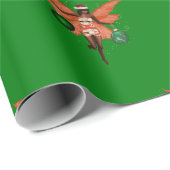 Afrikaans Amerikaans Kerstfee Verpakkend Document Cadeaupapier (Rol Hoek)