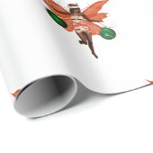 Afrikaans Amerikaans Kerstfee Verpakkend Document Cadeaupapier (Rol Hoek)