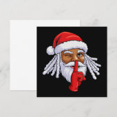 Afrikaans-Amerikaans kerstfeest decor Kaart (Voorkant / Achterkant)