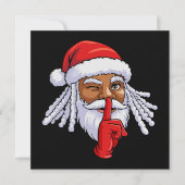 Afrikaans-Amerikaans kerstfeest decor Kaart (Voorkant)