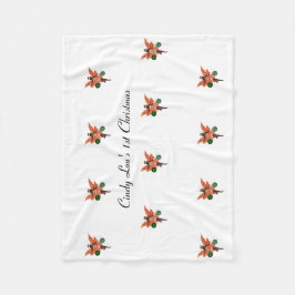 Afrikaans Amerikaans Kerstfeest Fairy Baby Deken