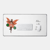 Afrikaans Amerikaans Kerstfeest Fairy Desk Mat (Keyboard & Muis)
