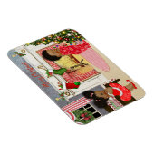 Afrikaans Amerikaans kind Kerstmagneet Magneet (Rechterzijde)