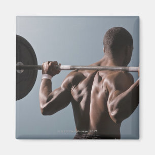 Afrikaans-Amerikaans man in de sportzaal 2 Magneet