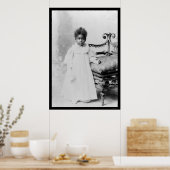 Afrikaans-Amerikaans meisje 1900 Poster (Keuken)