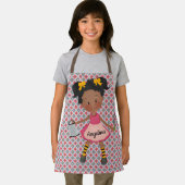 Afrikaans-Amerikaans meisje Apron Schort (Insitu)