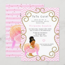 Afrikaans-Amerikaans meisje Ballerina 2e verjaarda