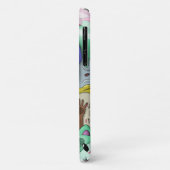 Afrikaans-Amerikaans meisje en katten Case-Mate iPhone Case (Achterkant/links)