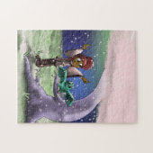 Afrikaans-Amerikaans meisje en oliet Legpuzzel (Horizontaal)