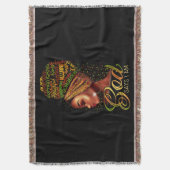 Afrikaans-Amerikaans meisje God zegt dat ik een zw Deken (Voorkant Verticaal)