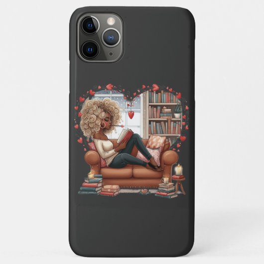 Afrikaans Amerikaans Meisje Liefdesboek - Lezen Li Case-Mate iPhone Case (Achterkant)