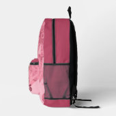 Afrikaans Amerikaans meisje met positieve woorden Bedrukte Rugzak (Rechts)