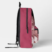 Afrikaans Amerikaans meisje met positieve woorden Bedrukte Rugzak (Links)