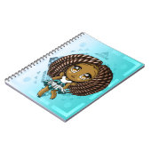 Afrikaans-Amerikaans meisje Notitieboek (Linkerzijde)