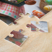 Afrikaans Amerikaans Meisje Pasen Puzzel Legpuzzel (Zijkant)