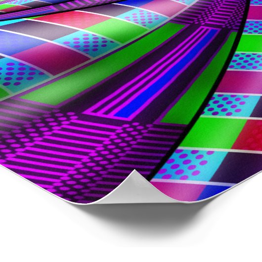 Afrikaans-Amerikaans meisje Poster (Hoek)