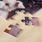 Afrikaans Amerikaans Meisje Puzzel (Zijkant)