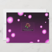 Afrikaans Amerikaans Meisje Superheld Verjaardagsf Kaart (Achterkant)