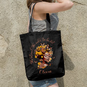 Afrikaans Amerikaans meisje Ze geloofde dat ze kon Tote Bag