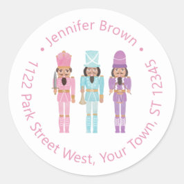 Afrikaans Amerikaans Notenkraker Vakantie Retourad Ronde Sticker