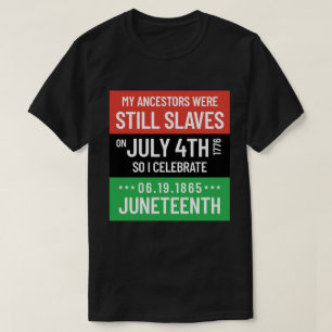 Afrikaans-Amerikaans ontwerp voor zwarte geschiede T-shirt