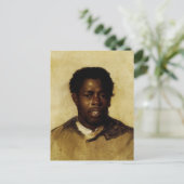 Afrikaans-Amerikaans portret Briefkaart (Staand voorkant)