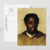 Afrikaans-Amerikaans portret Briefkaart (Voorkant / Achterkant)