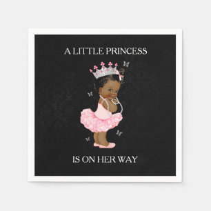 Afrikaans Amerikaans Prinses Baby shower Servet