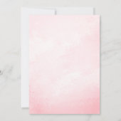 Afrikaans Amerikaans Roze Goud Prinses Baby shower Kaart (Achterkant)