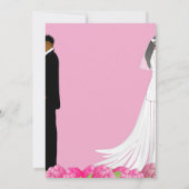 Afrikaans Amerikaans Roze Rose Ballroom Zwart Brui Kaart (Achterkant)