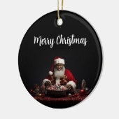 Afrikaans Amerikaans Santa Snoep Claus Ornament (Links)