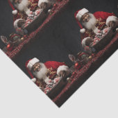 Afrikaans Amerikaans Santa Snoep Claus Verpakkings Tissuepapier (Detail)