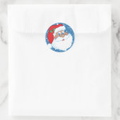 Afrikaans Amerikaans Sinterklaas Kerst sticker (Tas)