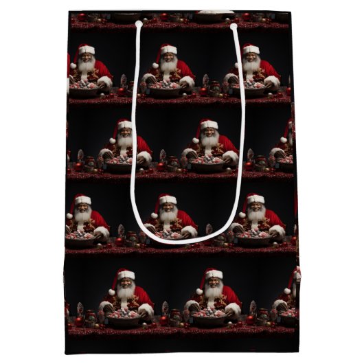 Afrikaans Amerikaans Sinterklaas Snoep Medium Cadeauzakje (Achterkant)
