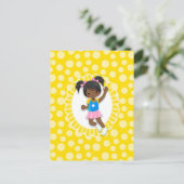 Afrikaans Amerikaans springplank Briefkaart (Staand voorkant)