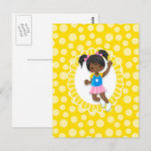 Afrikaans Amerikaans springplank Briefkaart (Voorkant / Achterkant)