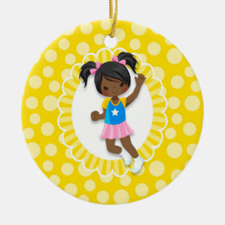 Afrikaans Amerikaans springplank Keramisch Ornament