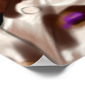 Afrikaans Amerikaans Vrouw Verjaardag Teken Poster (Hoek)