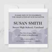 Afrikaans-Amerikaanse Afstuderen Kaart (Achterkant)