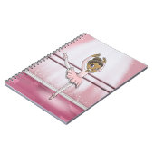 Afrikaans-Amerikaanse Ballerina Notitieboek (Linkerzijde)