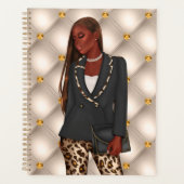Afrikaans-Amerikaanse CEO Boss Woman Planner (Voorkant)