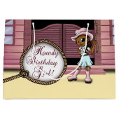 Afrikaans-Amerikaanse cowgirl Large Cadeautasje (Voorkant)