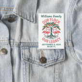 Afrikaans-Amerikaanse familiereünie-erfgoedflaming Button (Insitu)