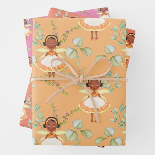 Afrikaans-Amerikaanse feiën Inpakpapier Vel (In situ)