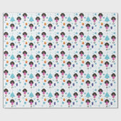 Afrikaans-Amerikaanse Ierse danseres Cadeaupapier (Vlak)