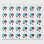 Afrikaans-Amerikaanse Ierse danseres Cadeaupapier (Vlak)