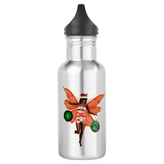 Afrikaans-Amerikaanse kerst fee water fles (Links)