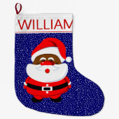 Afrikaans-Amerikaanse kerstblauw Grote Kerstsok (Voorkant)