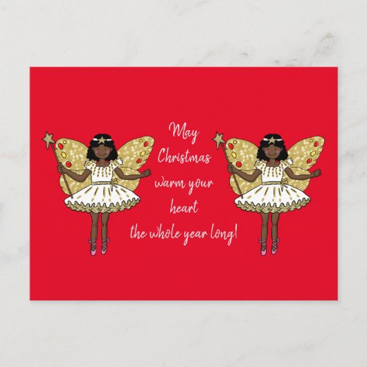 Afrikaans-Amerikaanse kerstfeest Briefkaart (Voorkant)