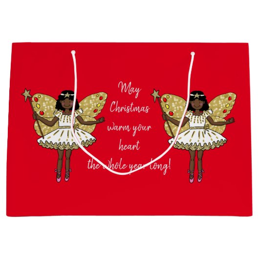 Afrikaans-Amerikaanse kerstfeest Groot Cadeauzakje (Voorkant)